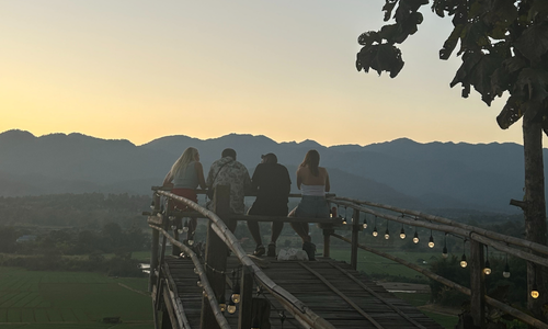 K-Bunk Pai Sunset Panorama